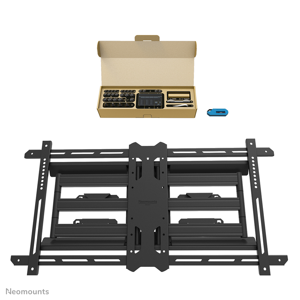 Neomounts WL40S-850BL18 Support pour écran mural 43-86" - orientable - installation rapide